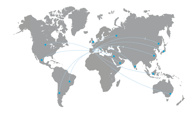 world distribution map